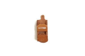 Vintage 1:12 Miniature Dollhouse Wooden Letter Holder or Mail Sorter
