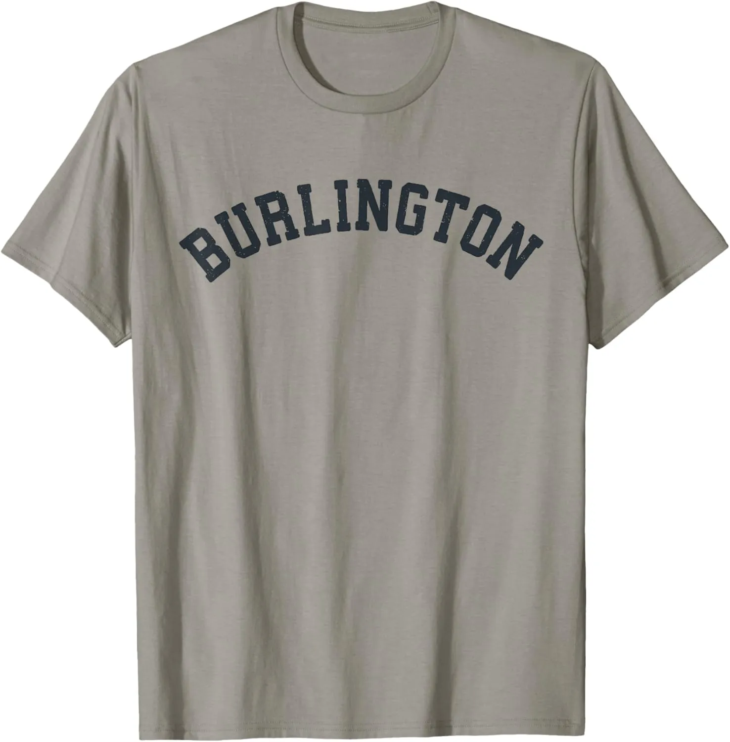 Vintage Burlington T Shirt Old Retro Vermont Sports Gift Tee
