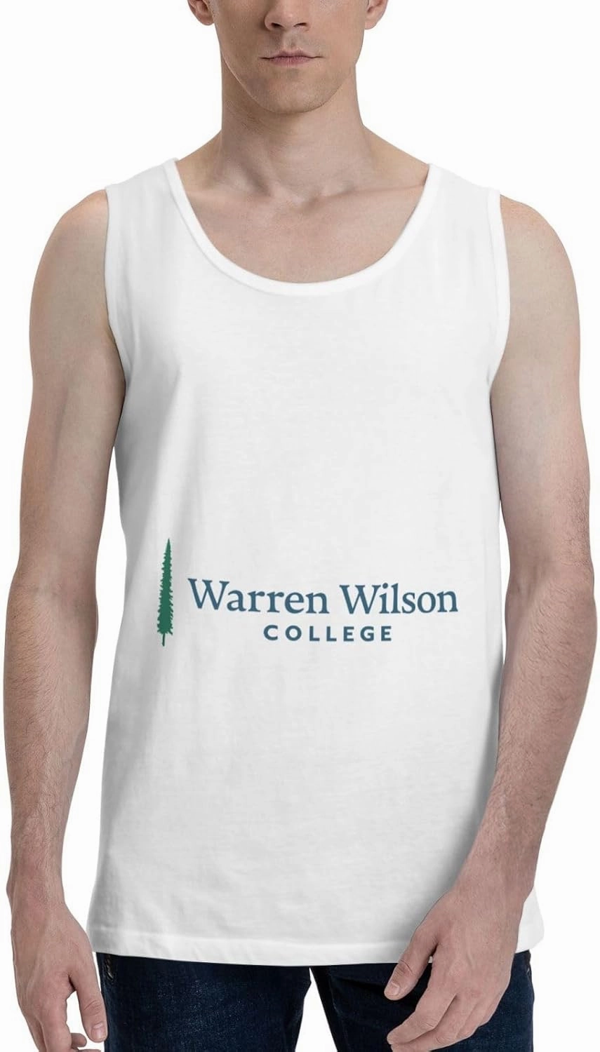 Warren Wilson College Logo Men's Sleeveless Tank Tops Crewneck Loose Fit Shirt