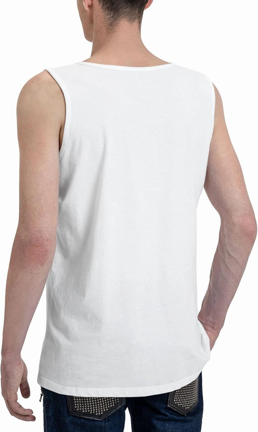 Warren Wilson College Logo Men's Sleeveless Tank Tops Crewneck Loose Fit Shirt