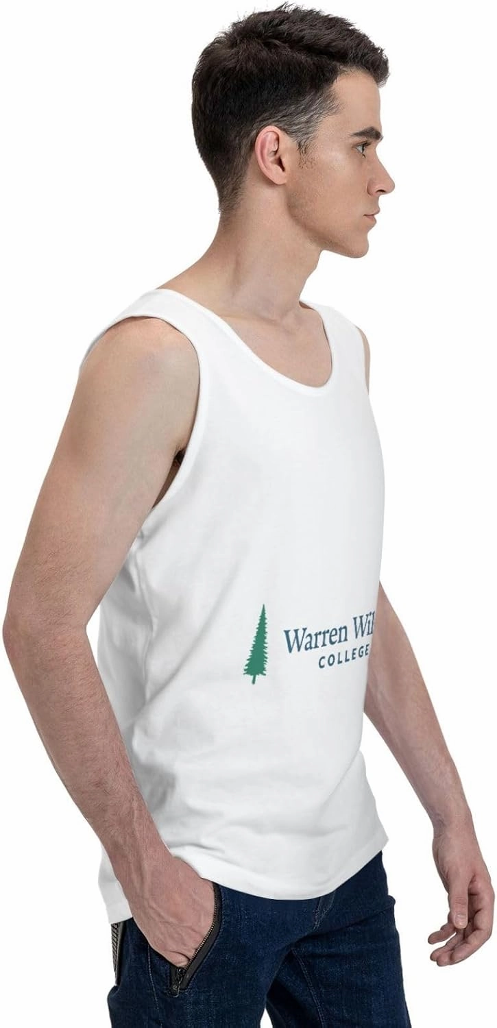 Warren Wilson College Logo Men's Sleeveless Tank Tops Crewneck Loose Fit Shirt