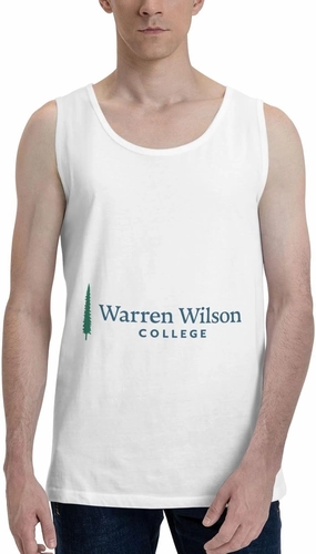 Warren Wilson College Logo Men's Sleeveless Tank Tops Crewneck Loose Fit Shirt