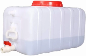 Water Tank Water Storage Containers for Emergency and Camping with Handle Outdoor Portable Food Grade Plastic Car Water Tank for Travel Outdoor （25L/50L/75L/110L/200L/150L） (Size : 110l)