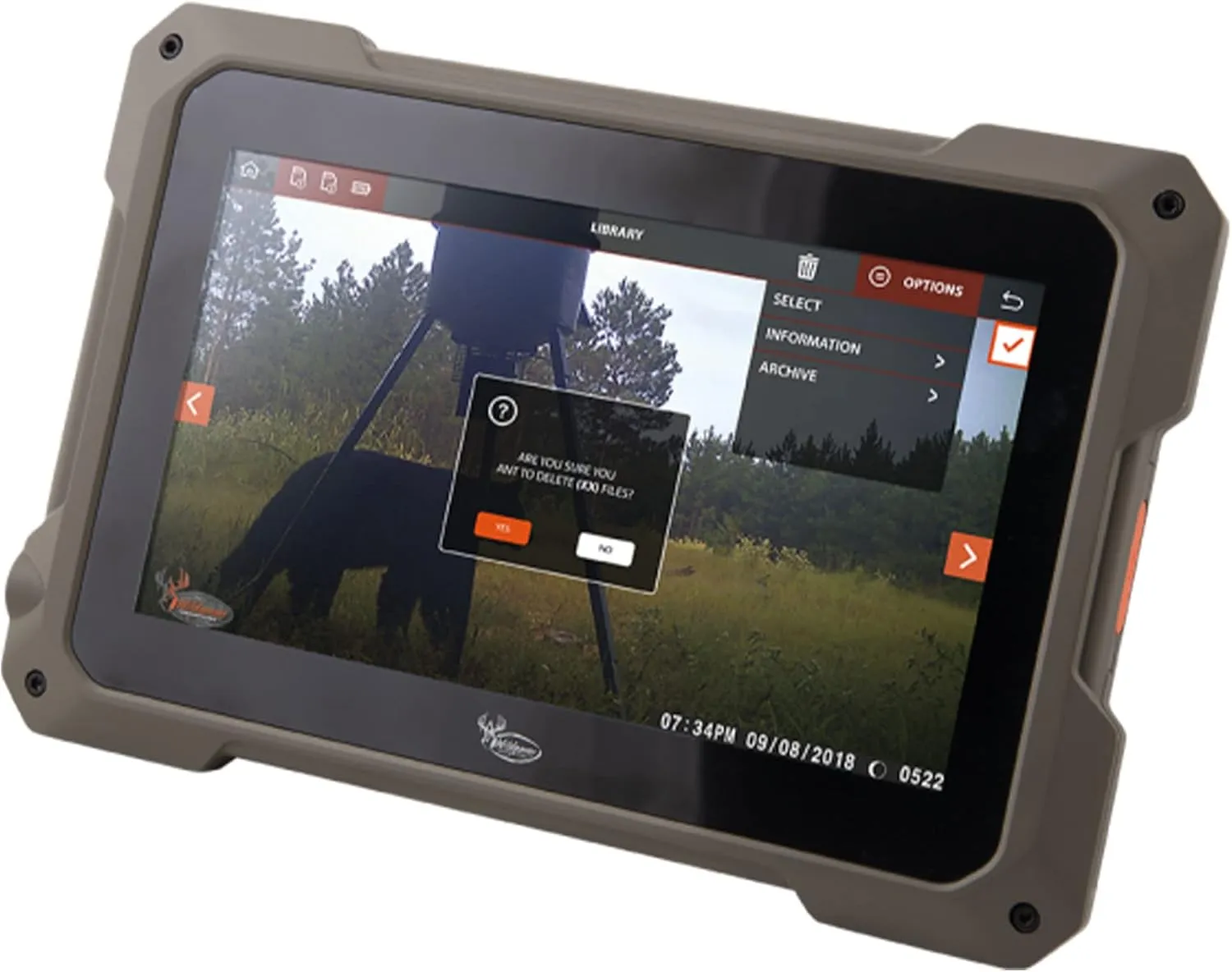 Wildgame Innovations SD Card Reader for Trail Camera Viewing, Compatible with Apple & Android