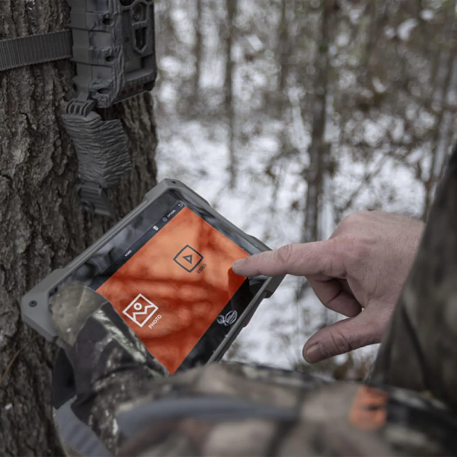 Wildgame Innovations SD Card Reader for Trail Camera Viewing, Compatible with Apple & Android