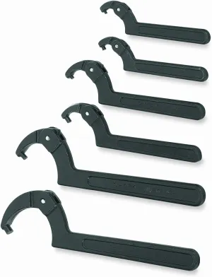 Williams JHWWS-476 6-Piece Adjustable Pin Spanner Wrench Set, Ideal for Adjusting Collars, Lock Nut Rings, and Bearings