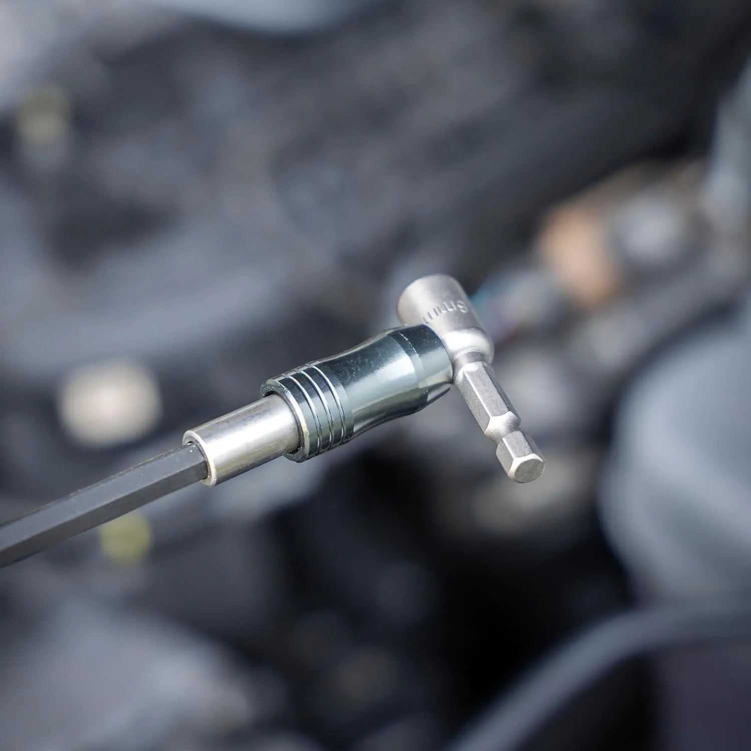 wolfcraft Bit Holder With Extra-Long Shank I 2984000 I For deep-lying screw connections in narrow work areas