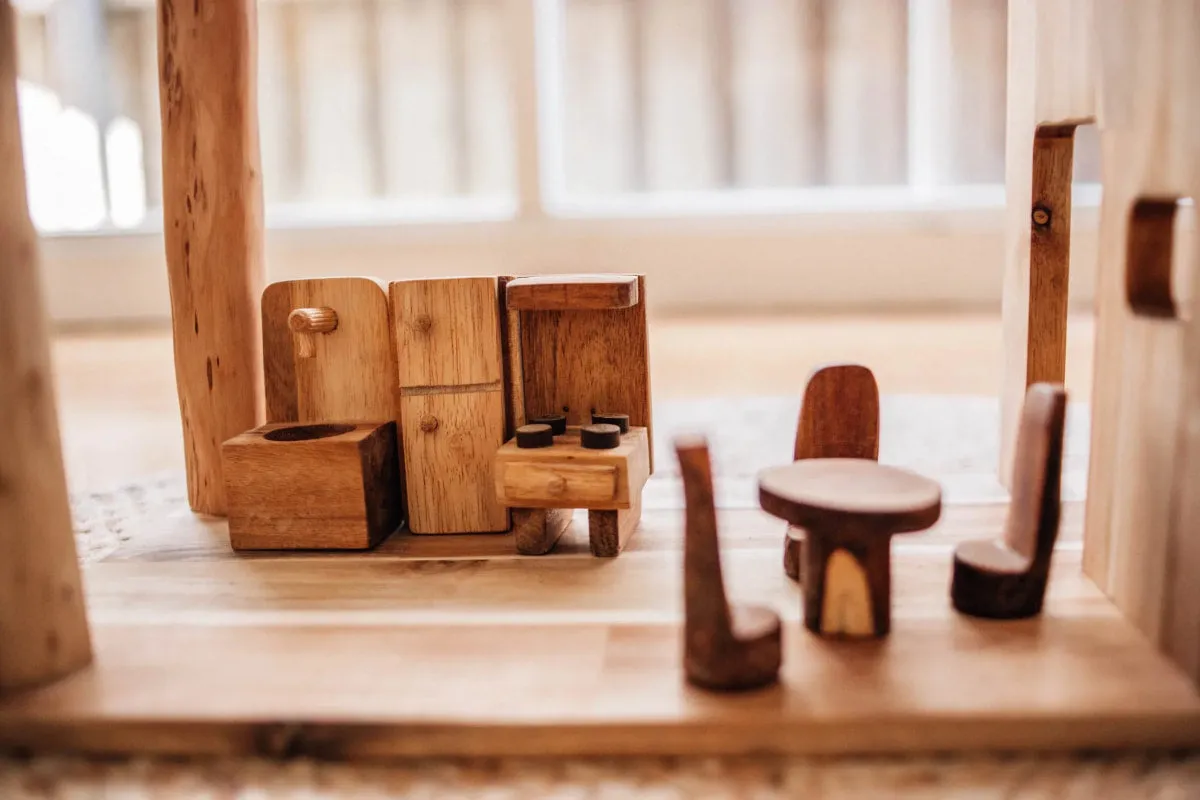 Wooden Eco Kids Dollhouse