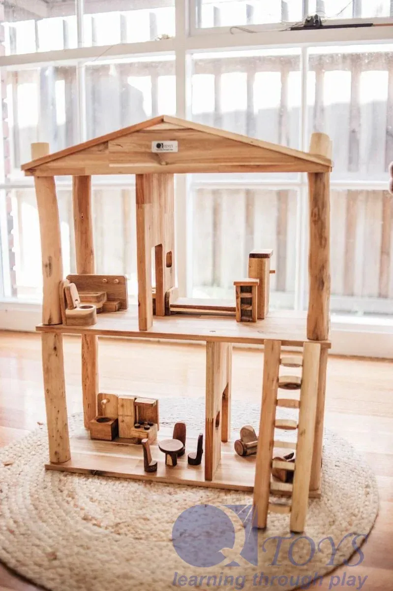 Wooden Eco Kids Dollhouse
