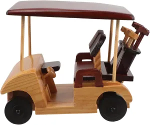 Wooden Vintage Car Model Antique Vehicle Sculpture for Home Decoration Unique Collectible Car Figurine Vintage Desk Accent and Idea