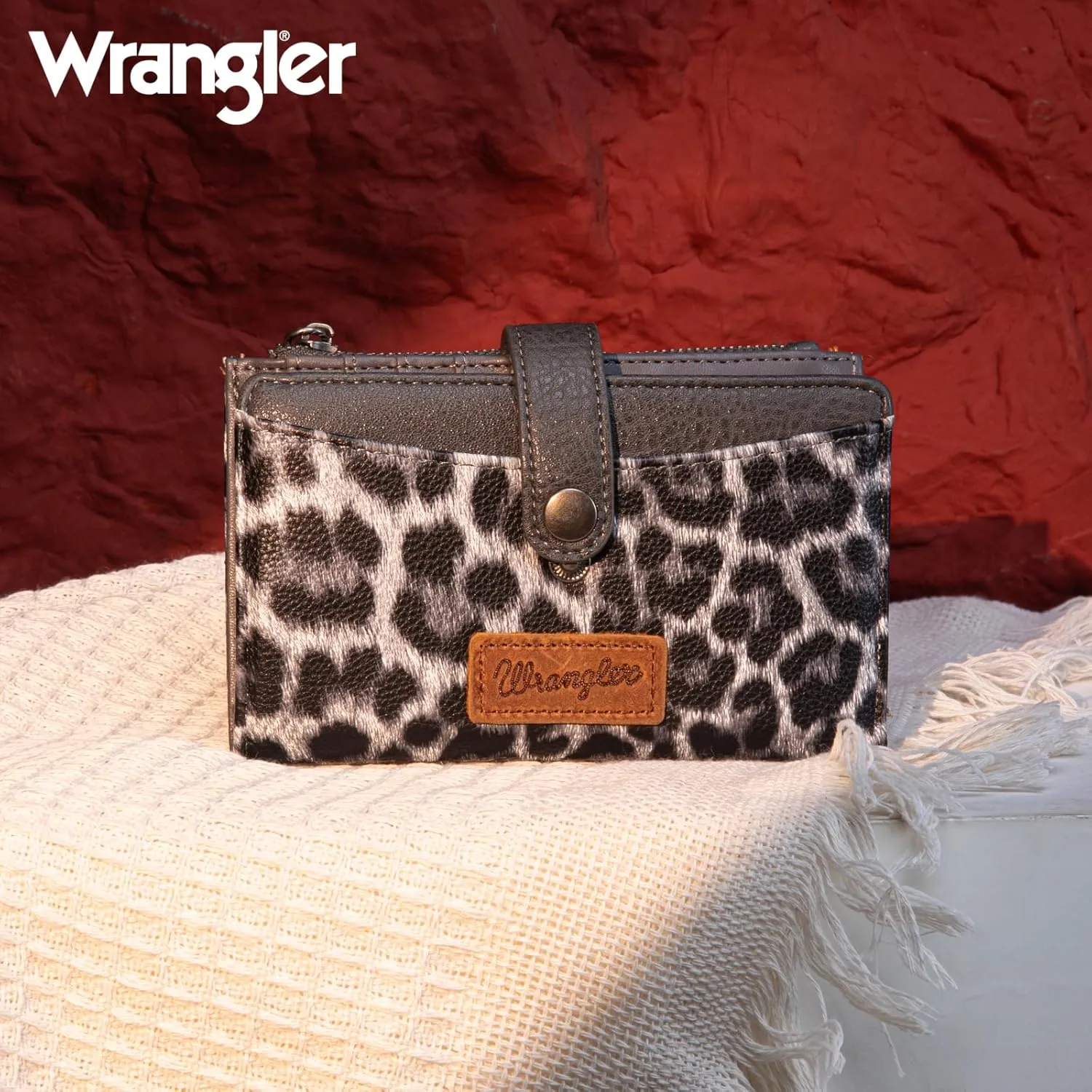 Wrangler Wallets for Women Slim Bifold Credit Card Holder