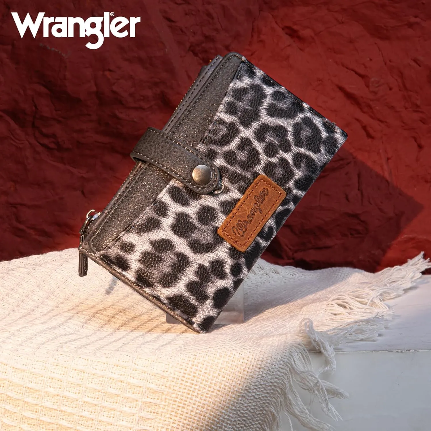 Wrangler Wallets for Women Slim Bifold Credit Card Holder