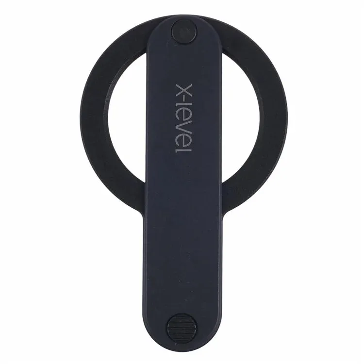 X-LEVEL Magnetic Ring Holder for Cell Phone Back Kickstand with Finger Strap