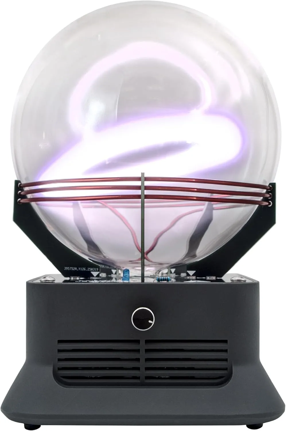 Xenon Glass Ball Musical Plasma Ring Exciters, Music Players, Quirky Gifts, Science Educational (Large Glass Ball)