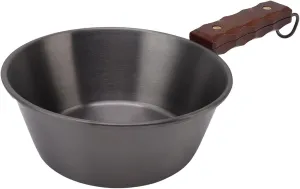Yunseity Outdoor Frying Pan, Camping Frying Pan 2000ML Stainless Portable for Hiking