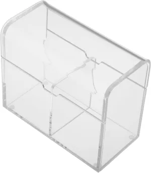 Zerodeko Story Card Storage Box Acrylic Flashcards Organizer 12x10x6cm Trading Card Case Boys and Girls
