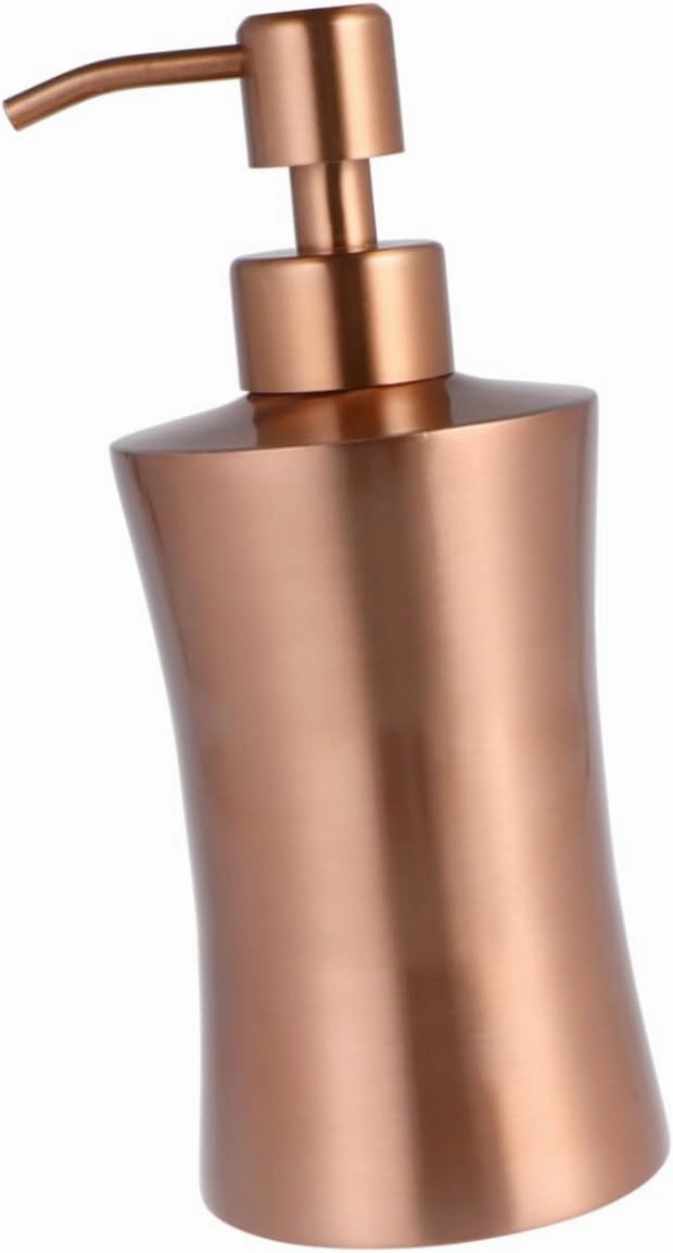 Zerodeko Portable Soap Dispenser for Kitchen and Bathroom Press Pump Foaming Soap Container for Hand Wash Lotion and Shampoo Elegant Rose Design