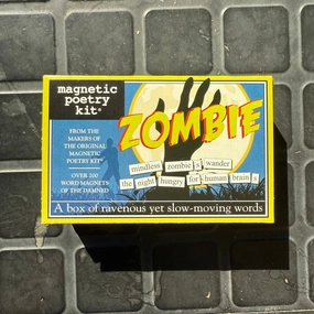 Zombie Magnetic Poetry Kit