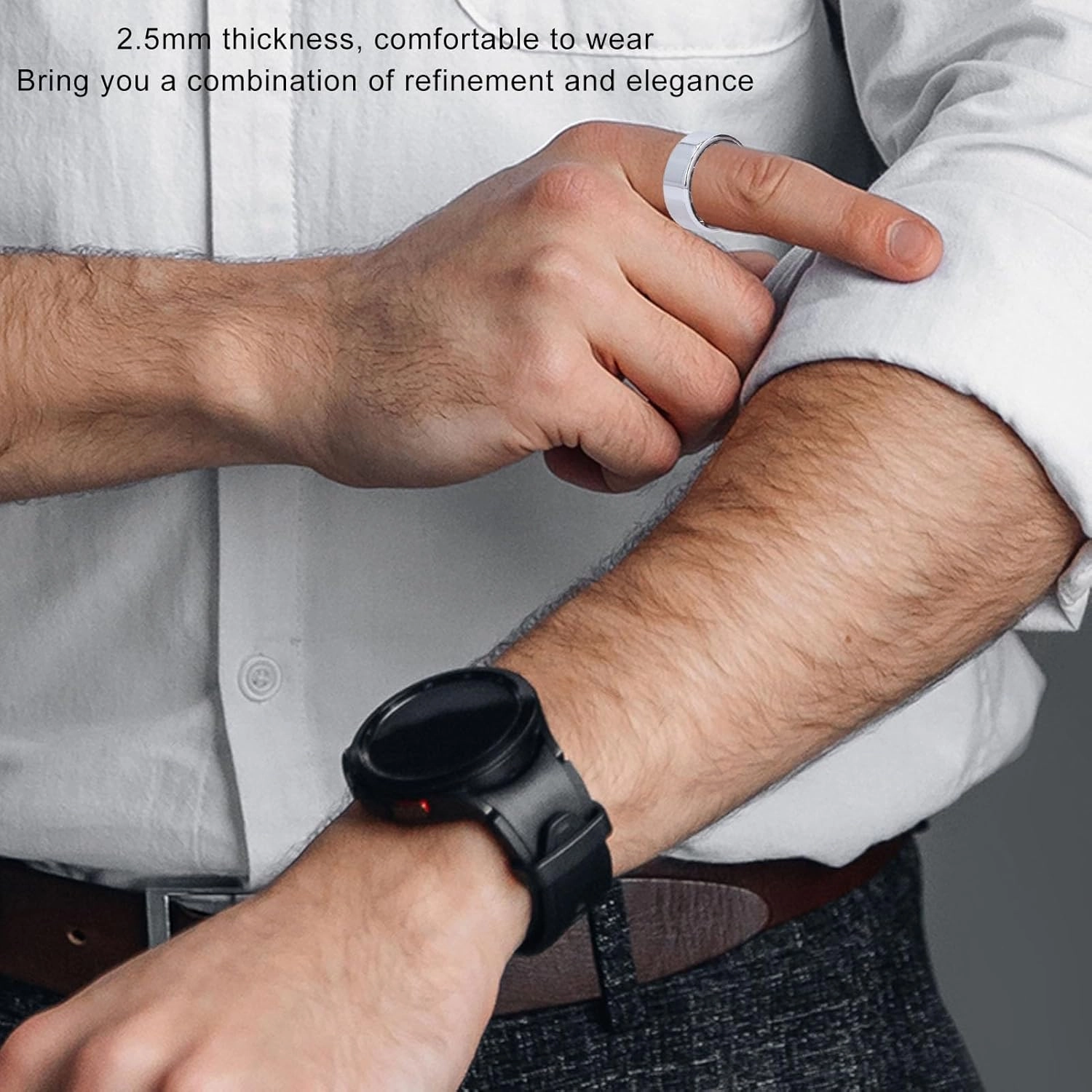 Zopsc Smart Ring for Women & Men, Fitness Tracker Ring with Remote Care, Step Counter, Calorie Tracking, Sleep Tracker