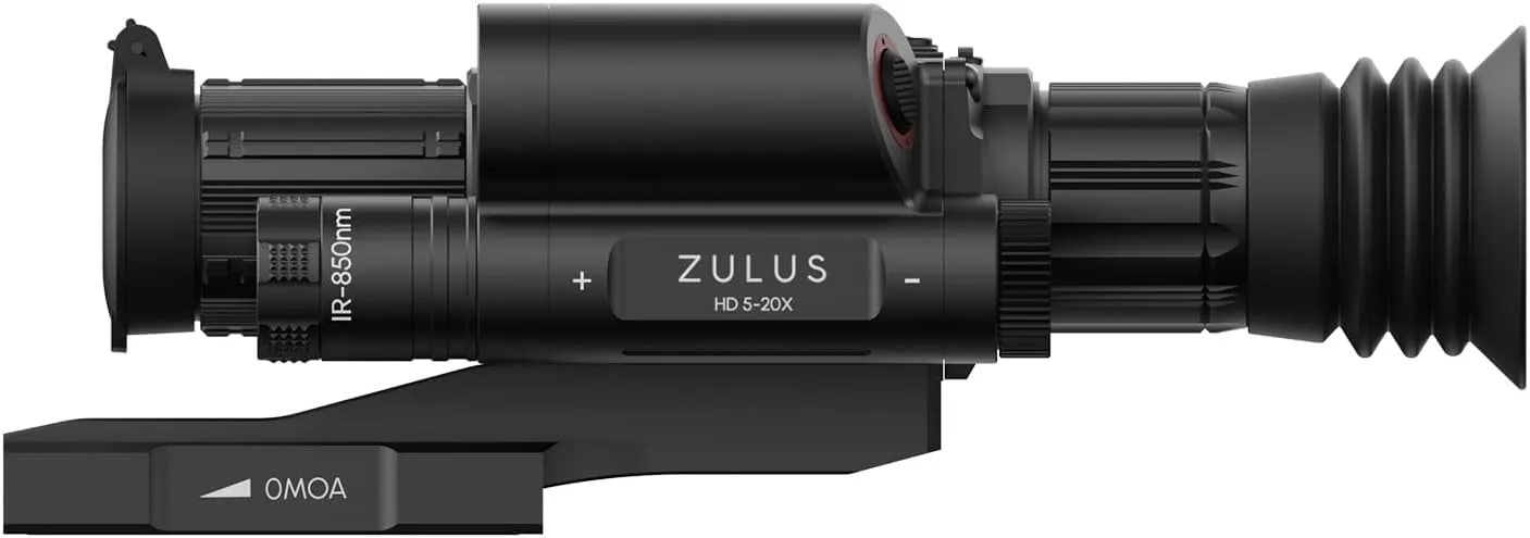 Zulus HD Digital Night Vision Scope with Laser Rangefinder and Ballistic Calculator